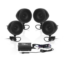 BOSS Audio Systems MCBK470B Motorcycle Bluetooth Speaker System - Class D...