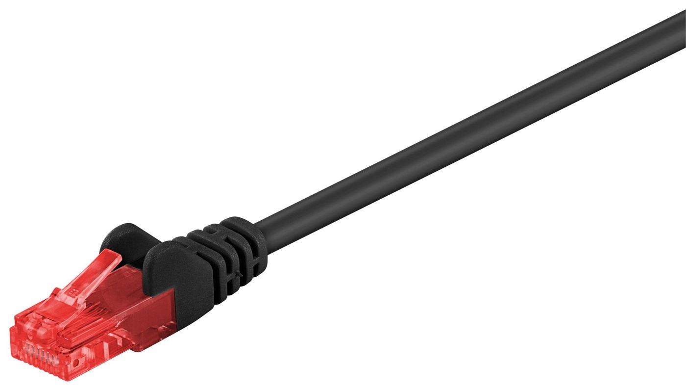 MicroConnect B-UTP6075S Cat6 Network Cable – 7.5m Black U/UTP RJ-45 10Gbps