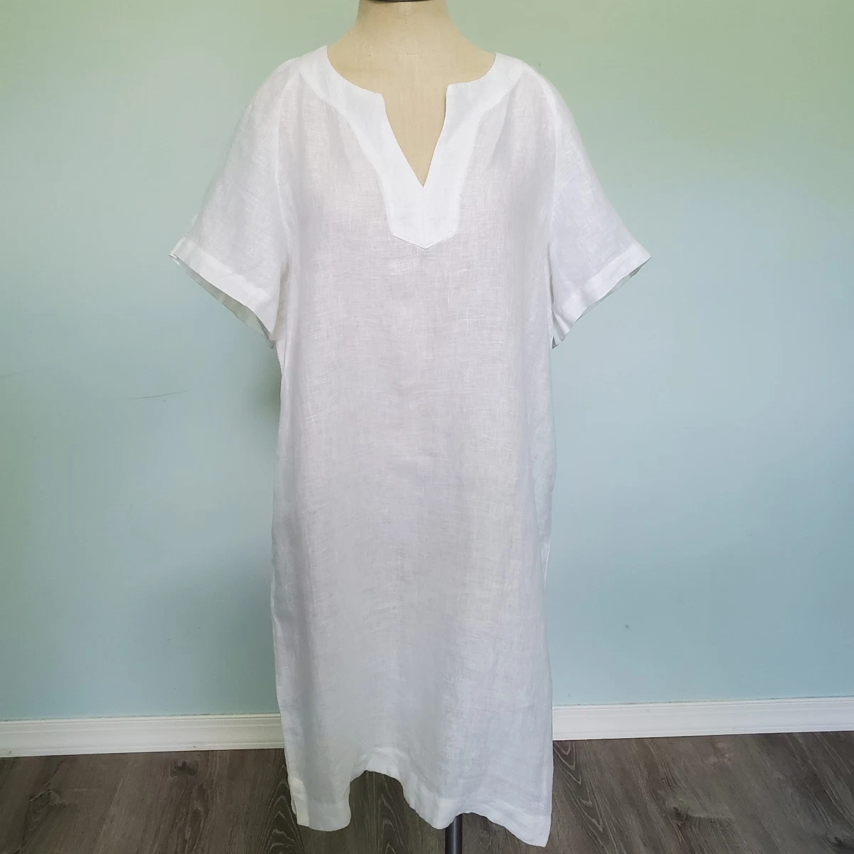 elie tahari white linen dress White linen dress elie tahari