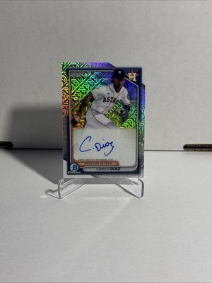 2024 Bowman Mega Box Camilo Diaz Prospect Auto Refractor #BMA-CDI Astros