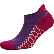 Balega Silver No Show Running Socks - Small - Ultra Violet/Pinkberry