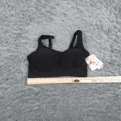 Shapermint Essentials Bra Womens XL Black Longline Wireless Shaping NWT