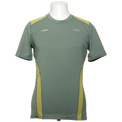 7 Days Active, Trainingsshirt, Größe: L, Mehrfarbig, Batik, Herren #7DQ