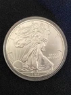 2011 AMERICAN SILVER EAGLE  1  OZ. Silver Uncirculated In Air Tight  Capsule