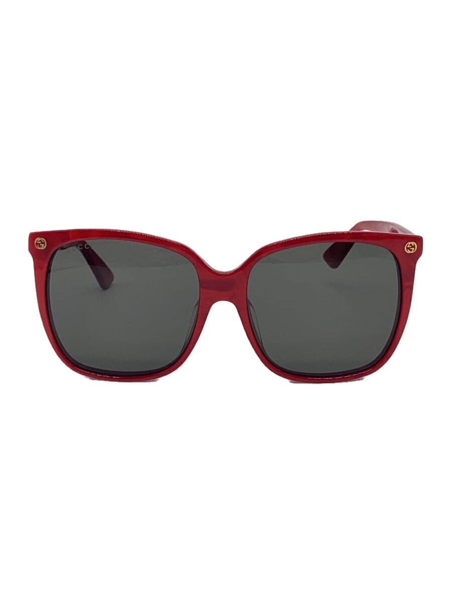 GUCCI Sunglasses Plastic BLK RED Ladies GG0022SA