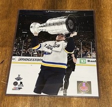 Oskar Sundqvist St. Louis Blues Raising The Stanley Cup Licensed 8 X 10 Photo!
