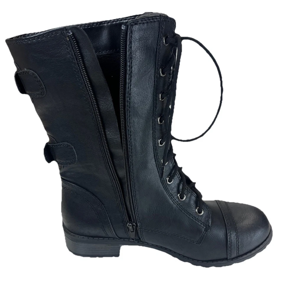 Bota militar/combate Soda Dome altura media pantorrilla “11” talla 10 ligera para mujer Foto 4 de 4