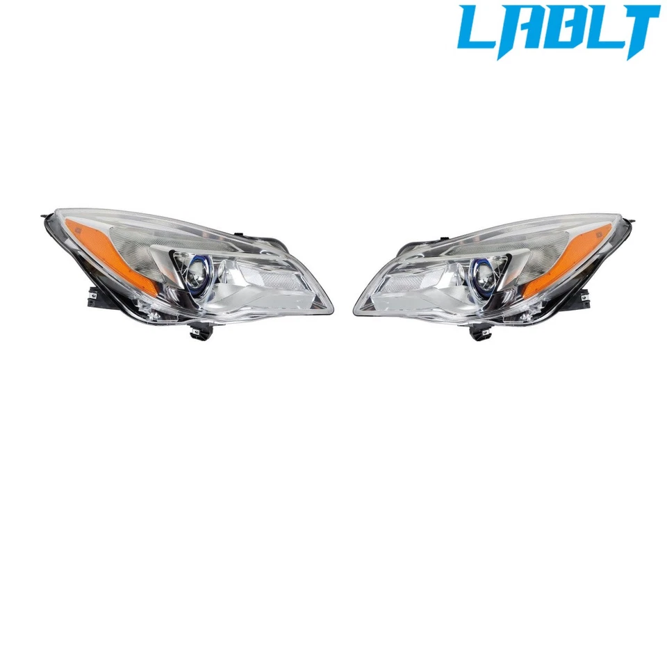 LABLT Right&Left Side Headlights Headlamps Assembly For 2014-2017 Buick Regal Foto 2 de 4