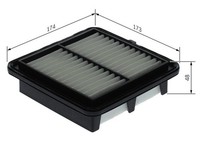 Bosch F 026 400 729 Luftfiltereinsatz FüR Honda