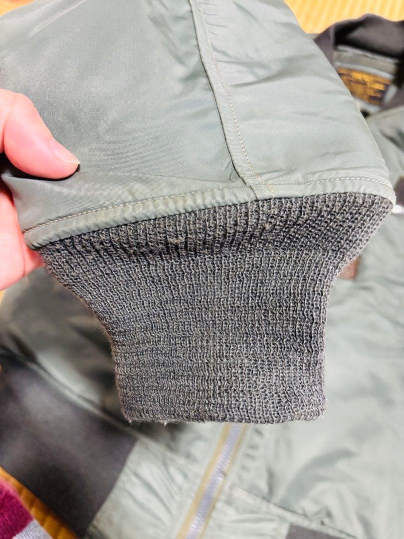 BUZZ RICKSON'S nylon MA-1 Patch Jacket Blouson Me… - image 5