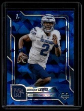 2025 Bowman University Chrome Sapphire #46 Brendon Lewis 1st Bowman