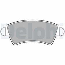 Satz Bremsbeläge Bremsklötze vorne für Peugeot 206 2A/C CC 2D 306 7A 7B | 240