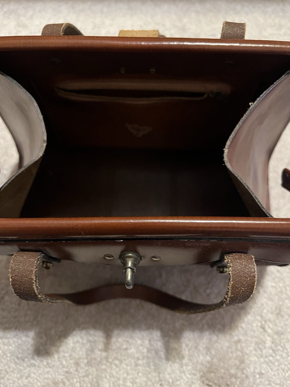 Burlington Patchwork Suede Leather Frame Handbag … - image 11