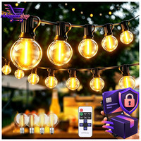 Lichterkette AußEn 50M Warmweiß IP44 Wasserdicht 60+4 Stk FüR Garten Terrasse