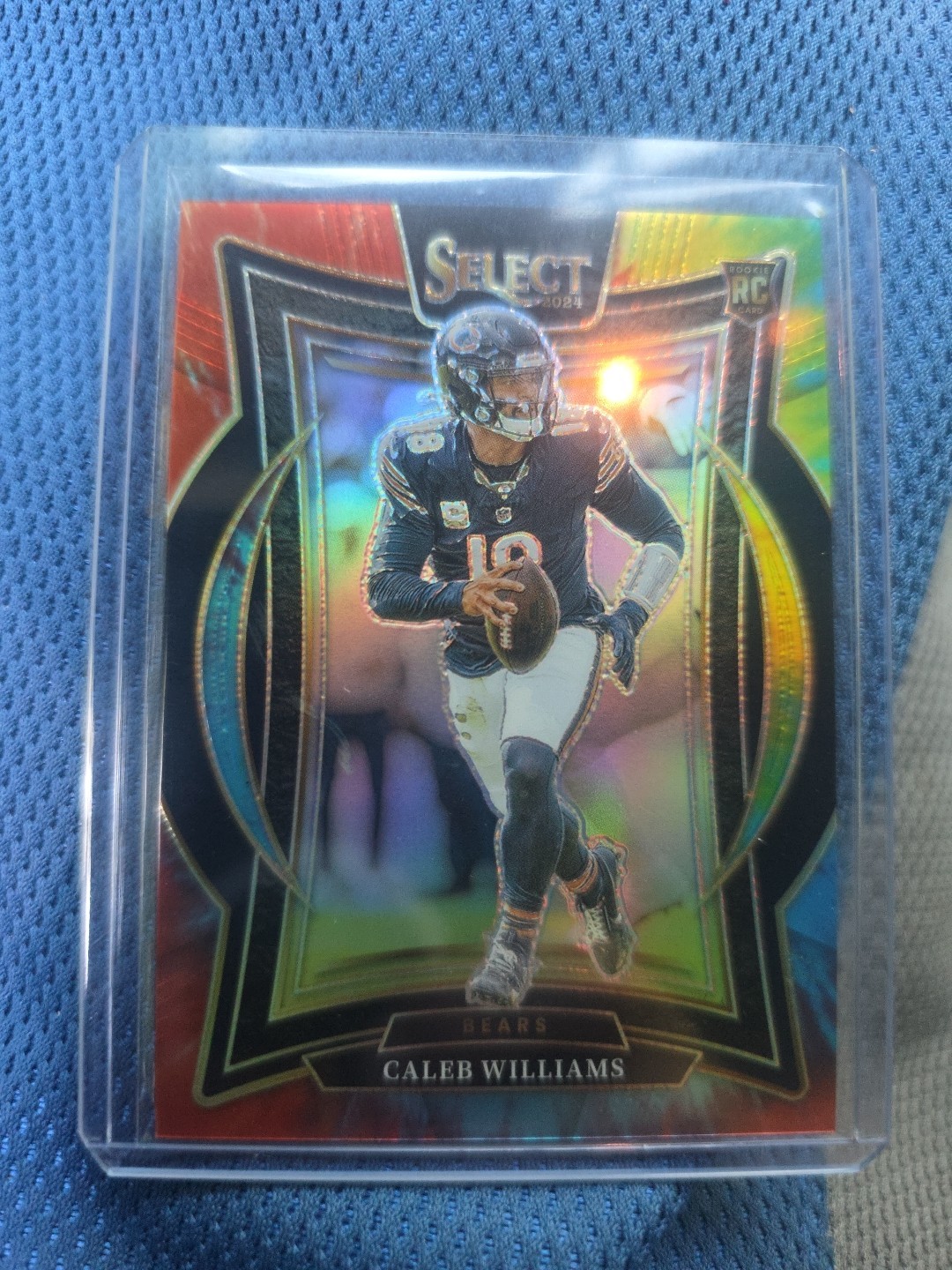 2024 Panini Select Caleb Williams Concourse Tie-Dye /25 RC Bears