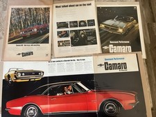 Lot of 3 1967 Chevrolet Camaro Base Sports Coupe RS *Original*ad print