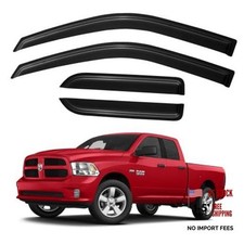 Window Visors Rain Guards for 2009-2018 Dodge Ram 2009-2018 ram 1500 quad cab