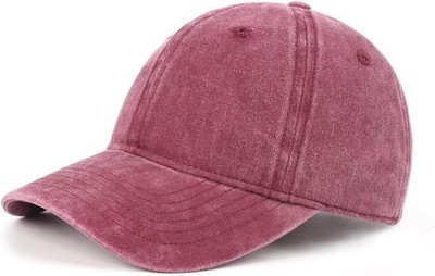 Zylioo XS-S Washed Baseball Cap Vintage Kappe 53-57 cm Kleine Größen