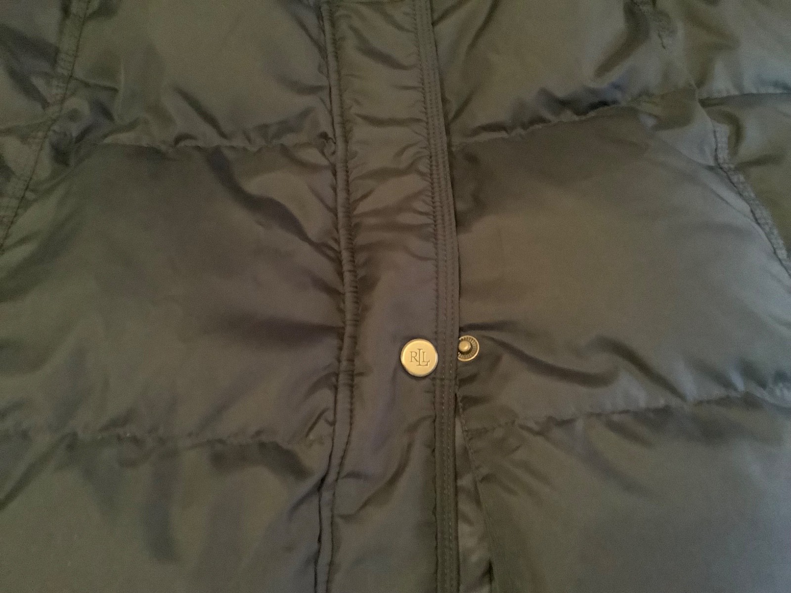 RALPH LAUREN Navy quilted MAXI COAT DOWN BNWT SIZE XL RRP £545. image 2
