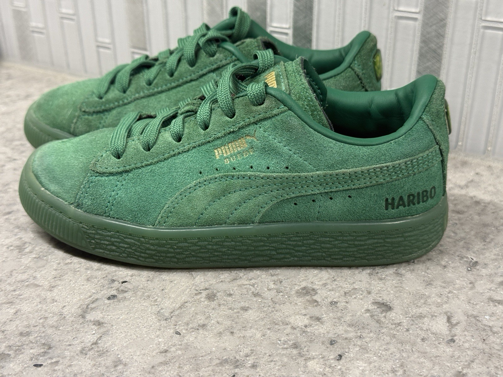 Puma Haribo x Suede Amazon Green Youth Size 1C