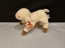 Retired Ty Beanie Baby Ewey The Lamb MINT Tags 1998 RARE Errors Ee5