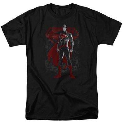 DC Comics - Superman - Aftermath - Adult Unisex Short Sleeve T-Shirt - Black