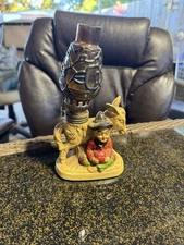 Vintage Mini “Moonshiner” Oil Desk Lamp