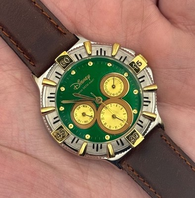 VTG Disney Time Works Quartz Watch - Mickey Mouse - Rotating Bezel - PRISTINE!