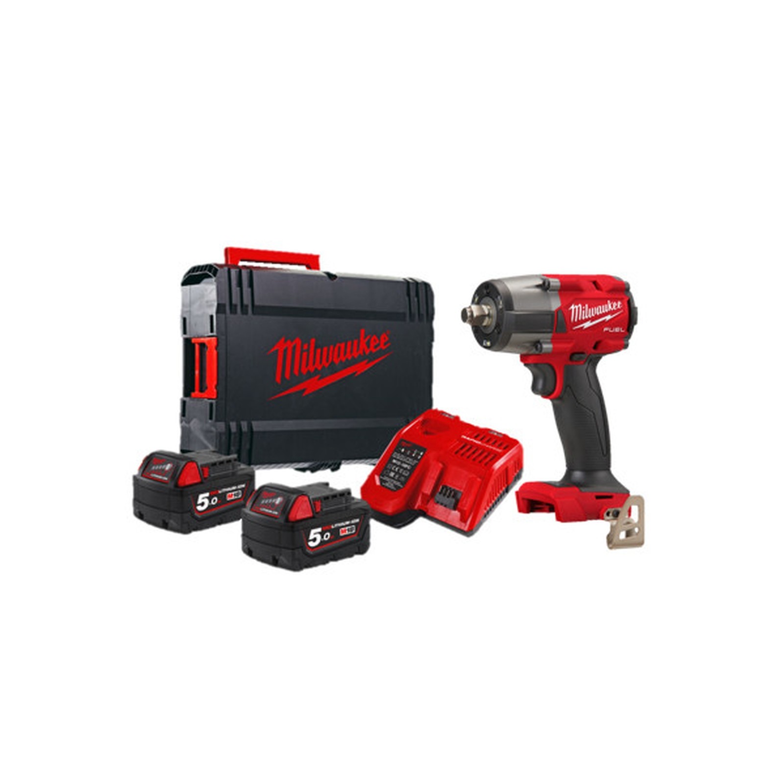 MILWAUKEE M18 FUEL 3/8 Inch Mid Torque Impact Wrench Kit - M18 FMTIW2F38-502X