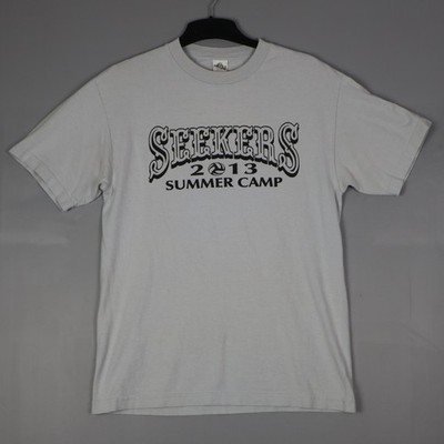 All Style Damen T-Shirt Größe M Babyblau Seekers Canada Kurzarm Rundhals