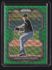2021 Panini Prizm Green RC Jonathan Stiever #68 Chicago White Sox Lis