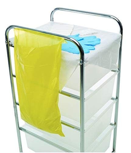 Small Yellow Clinical Waste Sacks – 50 Pack - 1 count (Pack of 50),