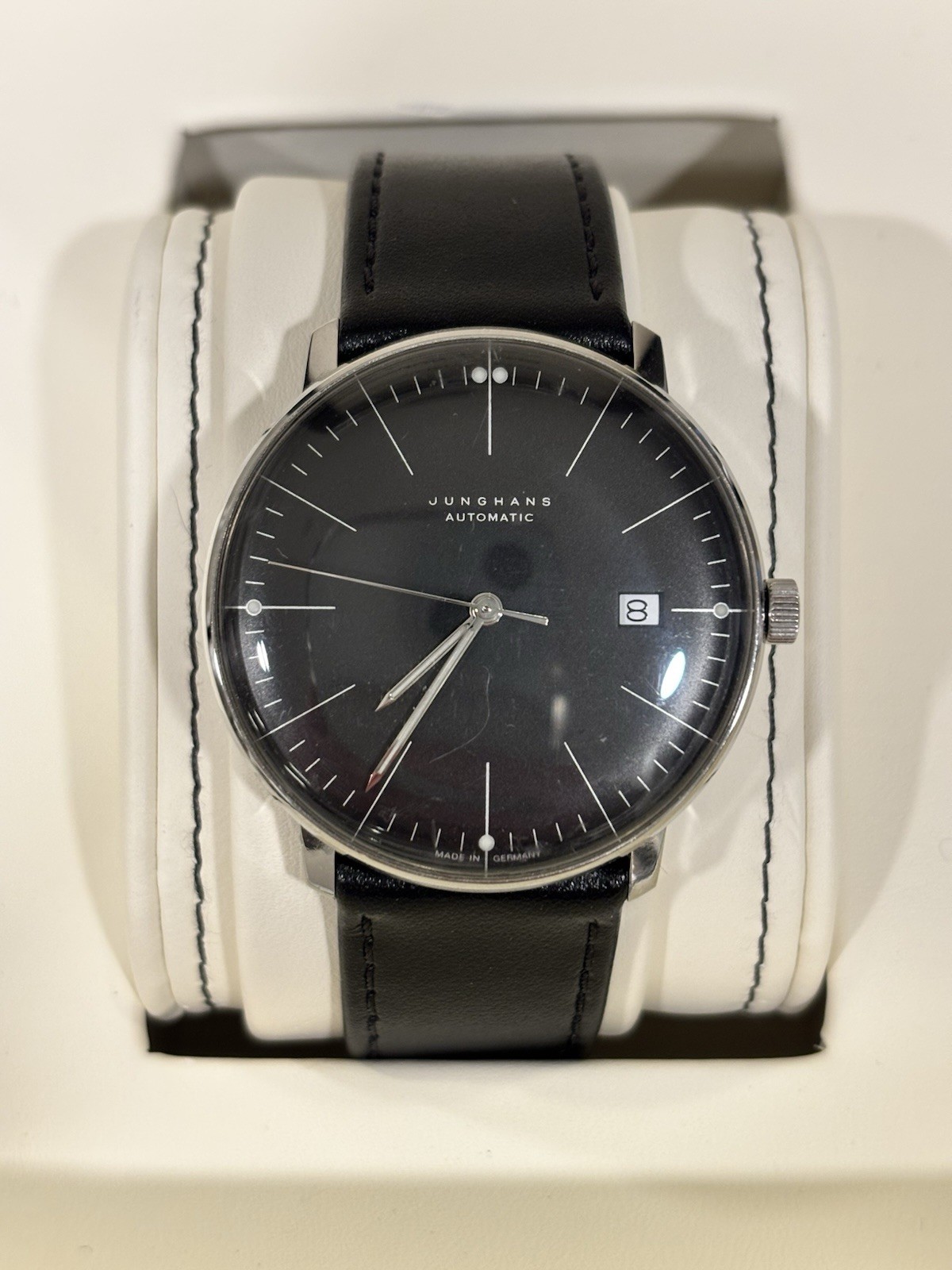 Junghans Max Bill Automatic Black Dial Stainless … - image 2