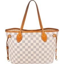 Louis Vuitton Monogram Damier Azur  Neverfull PM Handbag Tasche