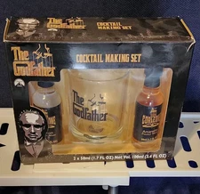 Rare 2023 Kimm & Miller Paramount Pictures The Godfather Cocktail Making Set.