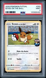 Eevee on the Ball 002/005 Pokemon Futsal Collection Promo
