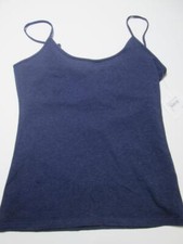 NWT Free Press Womens Size M Cami Shirt Navy ...