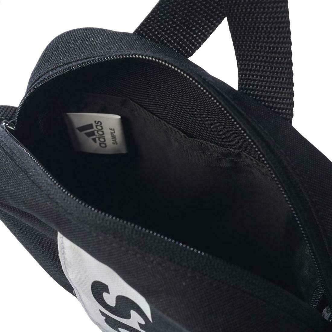 adidas Linear Performance Organizer Black/White Mini shoulder Cross Body Bags eBay