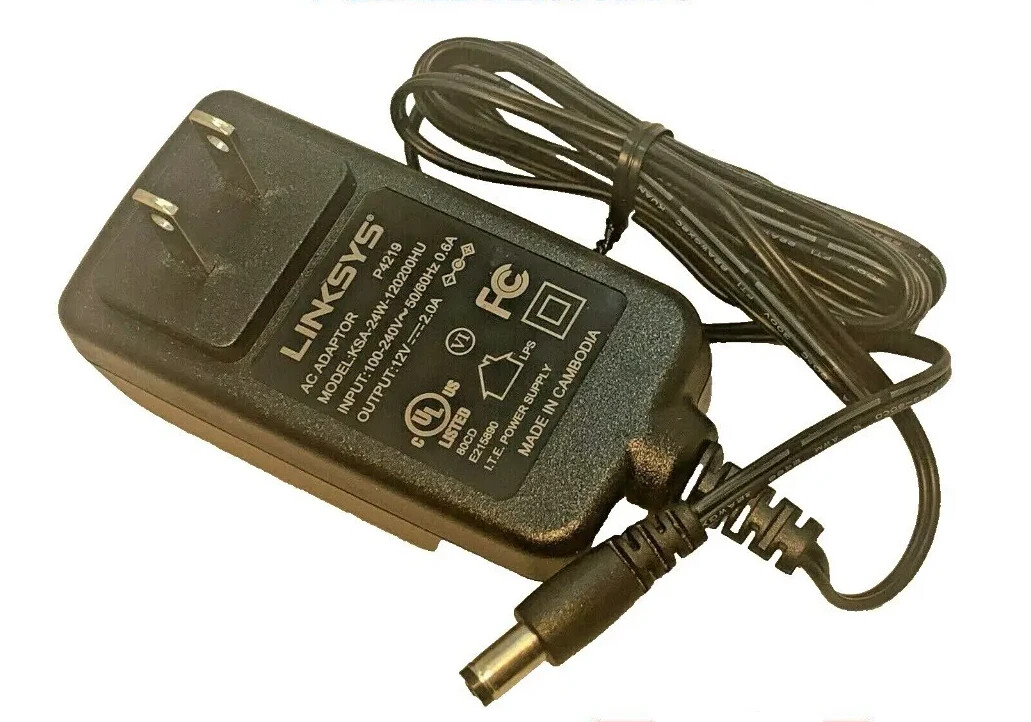 GENUINE LINKSYS DSA-24PFM-12 KSA-24W-120200 ADAPTER AX1500 EA8250