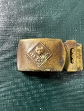 Vintage Brass Boy  s Cub Scouts Belt Buckle