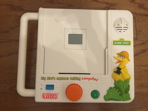 1994 Vintage {VTech} "BIG BIRD'S EXPLORER TALKING COMPUTER" {SESAME STREET} Toy - Picture 7 of 19