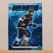 2023-24 Upper Deck Series 1 Hockey Phillip Danault Dazzlers BLUE Foil # DZ-34