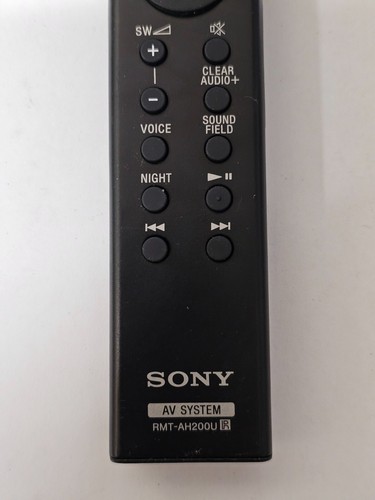 Genuine Sony RMT-AH200U Soundbar/AV Remote For HT-C390 HT-RT3 HT-RT4 HT-RT40 - Picture 3 of 4