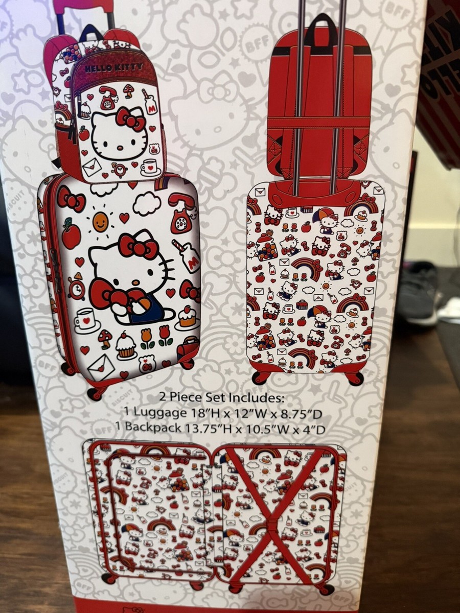 🔥NEW🔥 Hello Kitty 2024 Kids Licensed Carry-On & Backpack Luggage