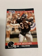 1990 Pro Set 1990 Draft Steve Broussard Atlanta Falcons