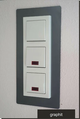 EDS-WERBEMEDIEN *Tapetenschutz Dekorrahmen Wandschutz Tapetenschoner Lichtschalter Acryl Schalte