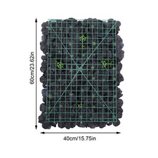 6PCS 60 40cm Artificial Flower Wall Panels for Gardens Parties Decor Backdrop