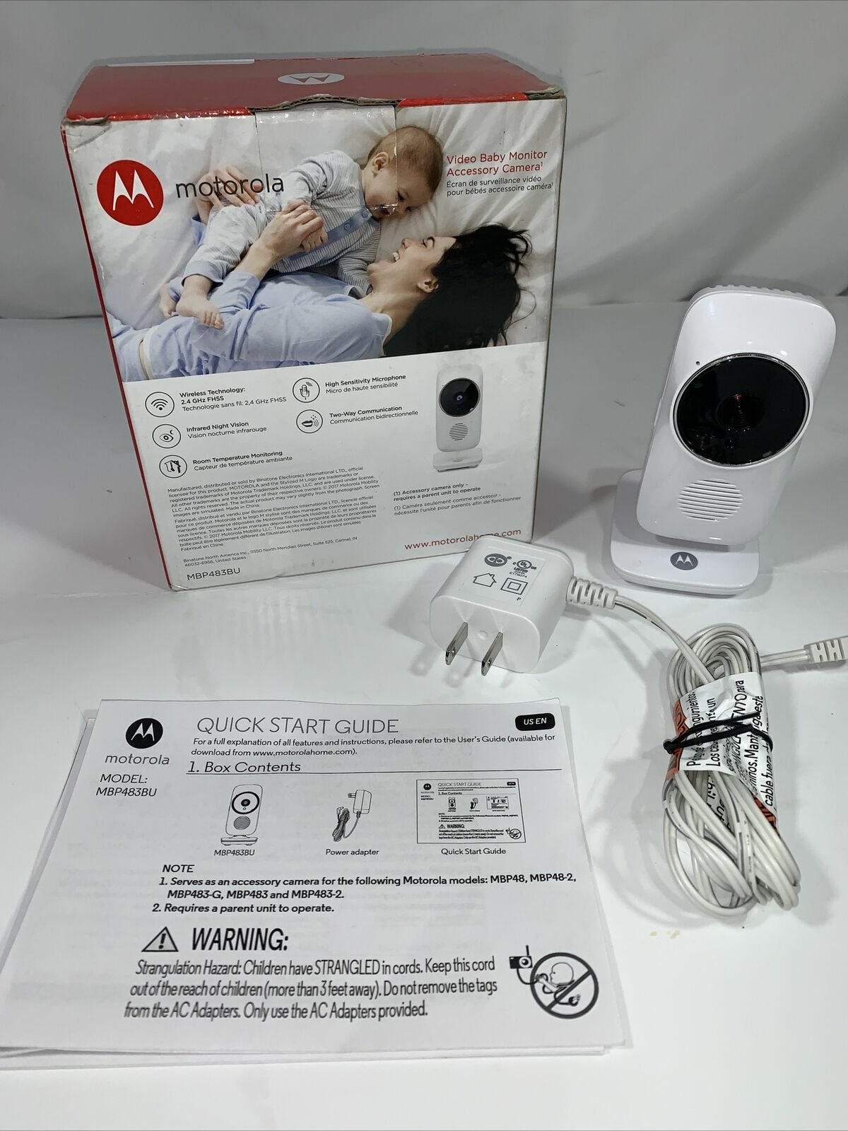 motorola mbp48 additional camera