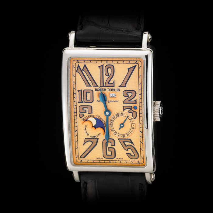 Roger Dubuis 18K WG Much More M34 Perpetual Rare Gold