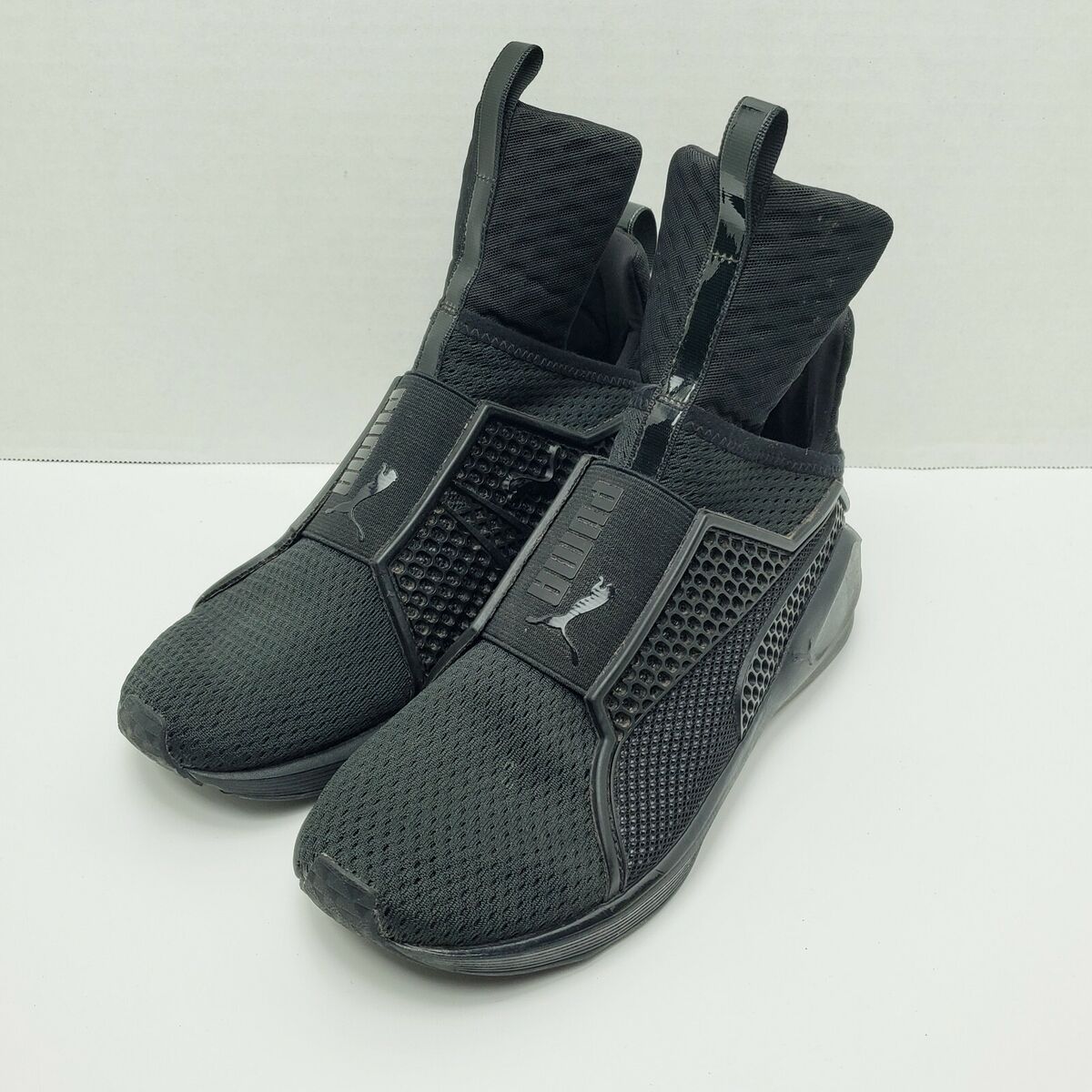 PUMA Fenty by Rihanna Women's X Trainer Mono Black Sneaker PUMA Fenty by Rihanna Women's X Trainer Mono Black Sneaker